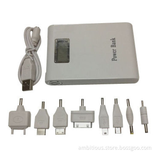 LCD Power bank with blue background light